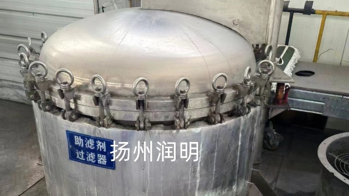 燭芯過(guò)濾機(jī)在內(nèi)蒙化工現(xiàn)場(chǎng)試機(jī)中