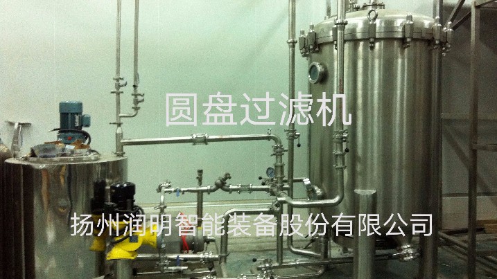 圓盤過濾機(jī)在廣東天地一號安裝現(xiàn)場